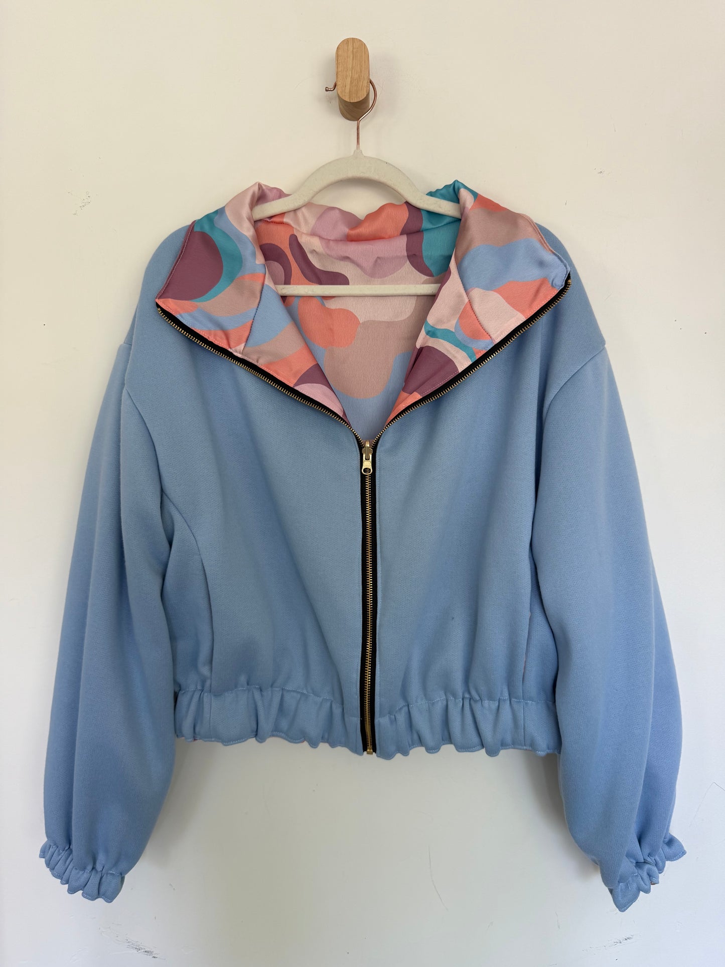 Reversible Upcycled Jacket - Cozy, Oversized & Handmade in San Diego