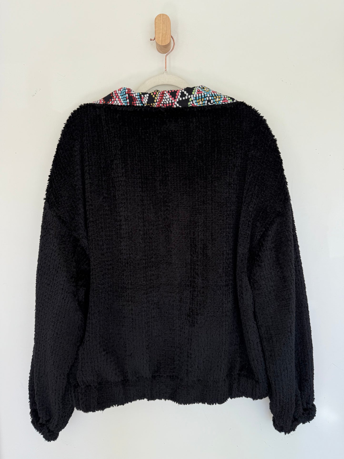 Reversible Upcycled Jacket - Cozy, Oversized & Handmade in San Diego