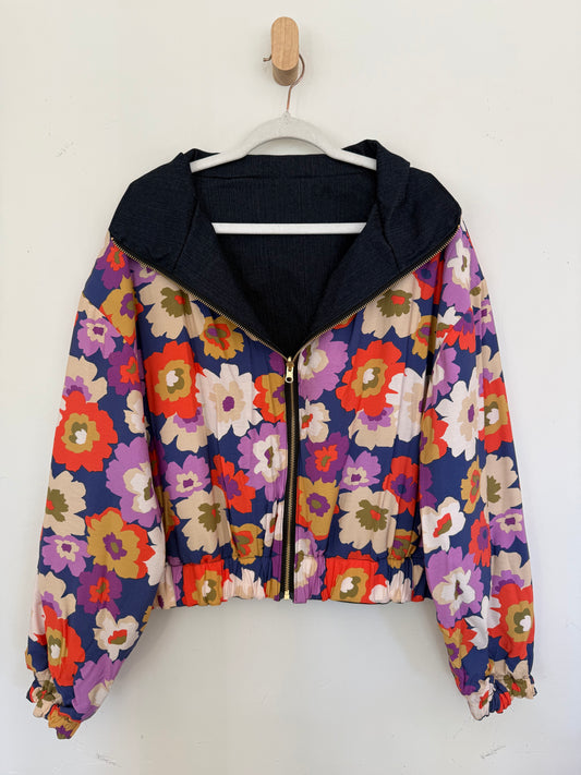 Reversible Upcycled Jacket - Cozy, Oversized & Handmade in San Diego