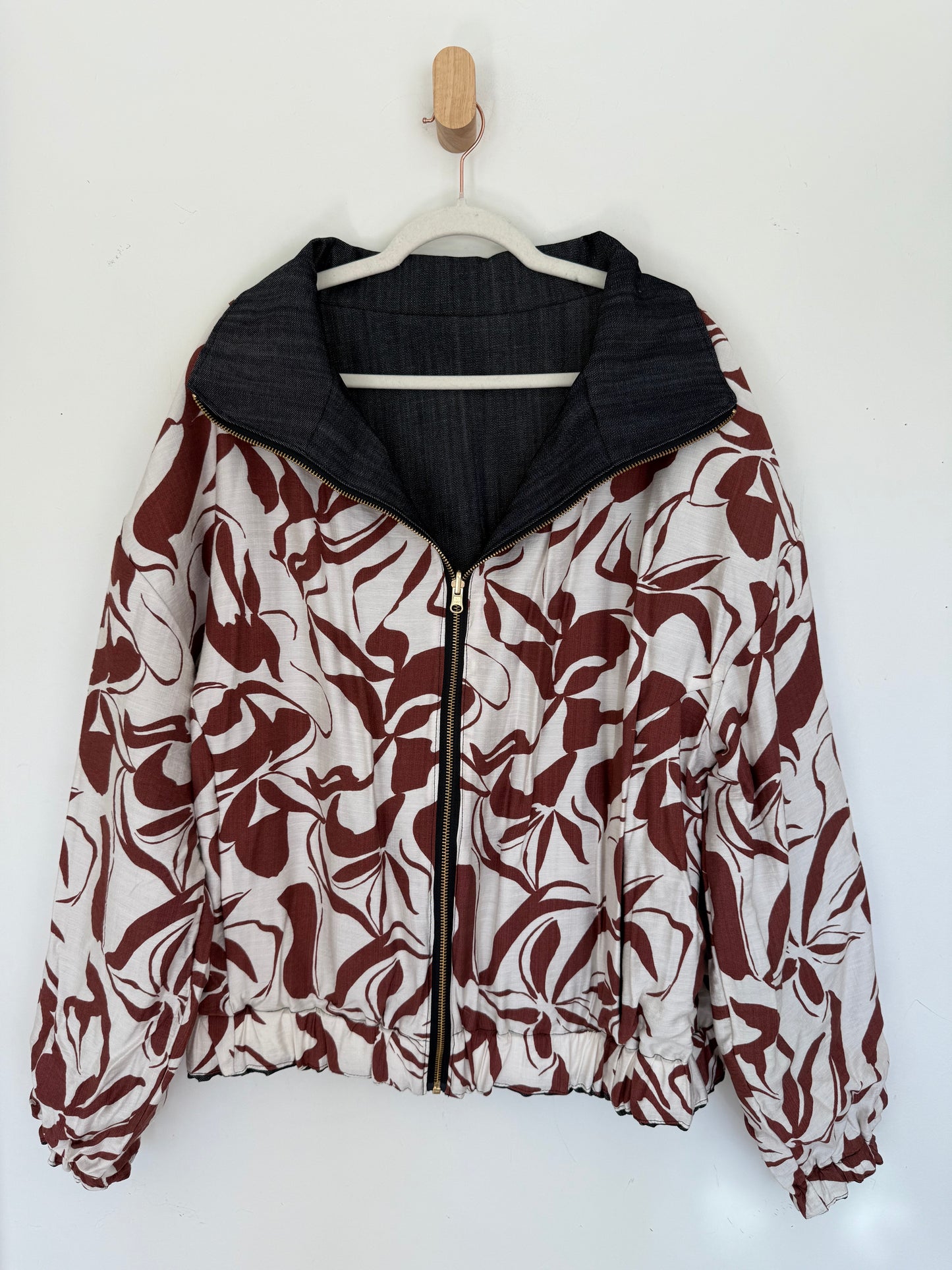 Reversible Upcycled Jacket - Cozy, Oversized & Handmade in San Diego
