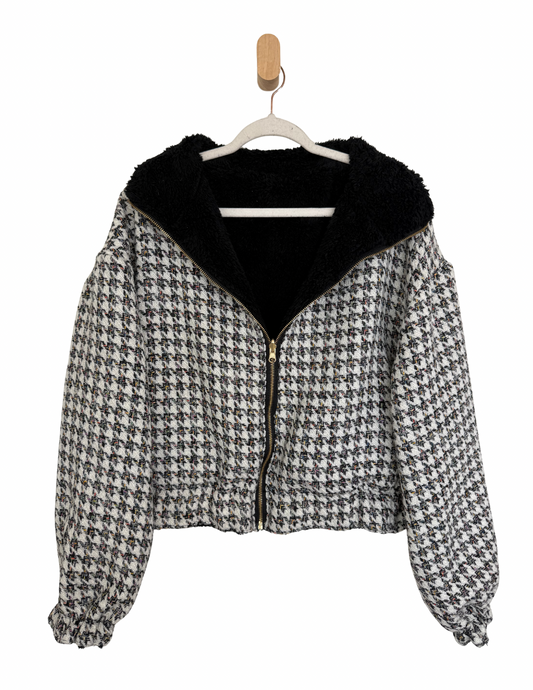 Reversible Upcycled Jacket - Cozy, Oversized & Handmade in San Diego