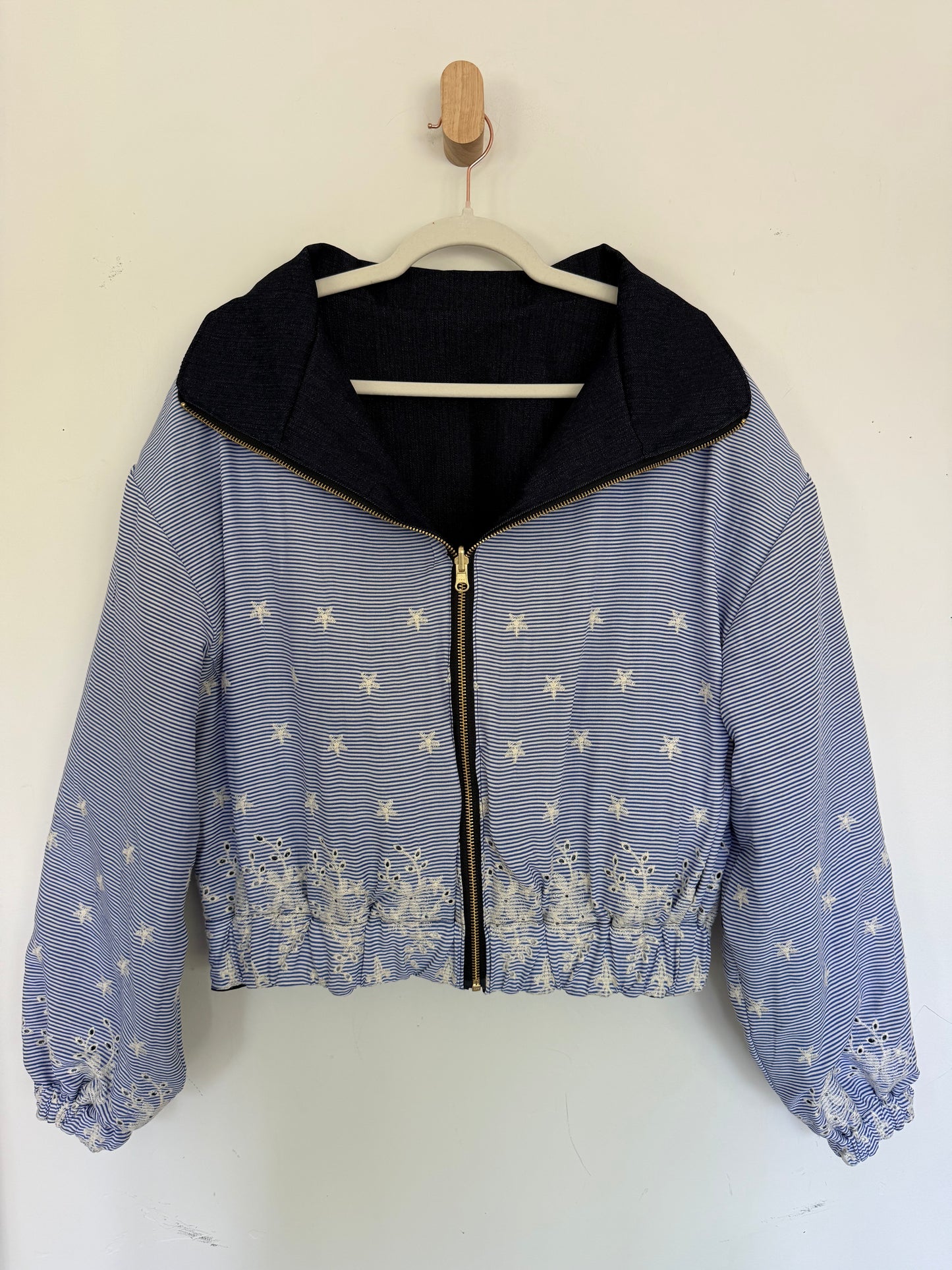Reversible Upcycled Jacket - Cozy, Oversized & Handmade in San Diego