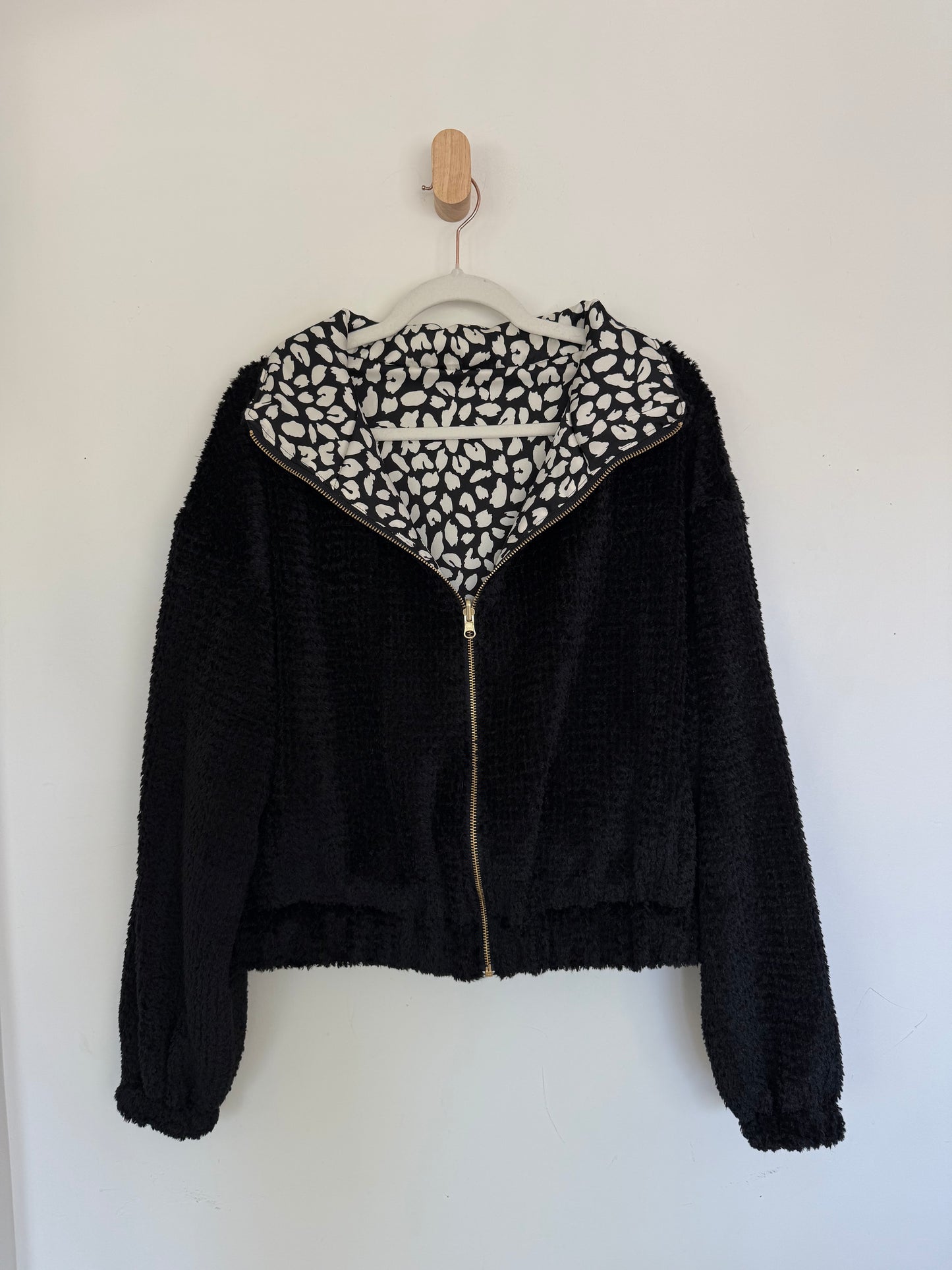 Reversible Upcycled Jacket - Cozy, Oversized & Handmade in San Diego