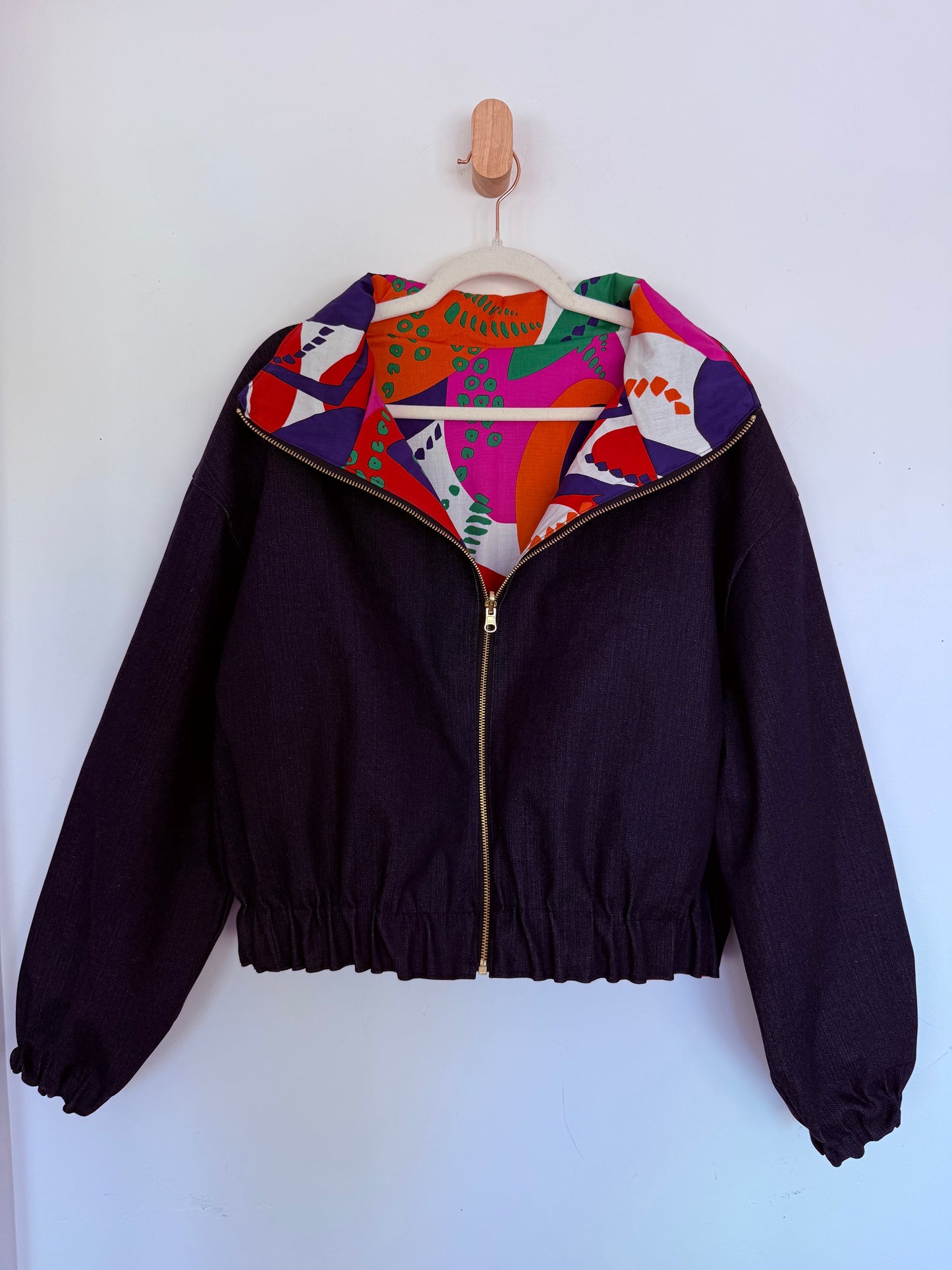 Reversible Upcycled Jacket - Cozy, Oversized & Handmade in San Diego