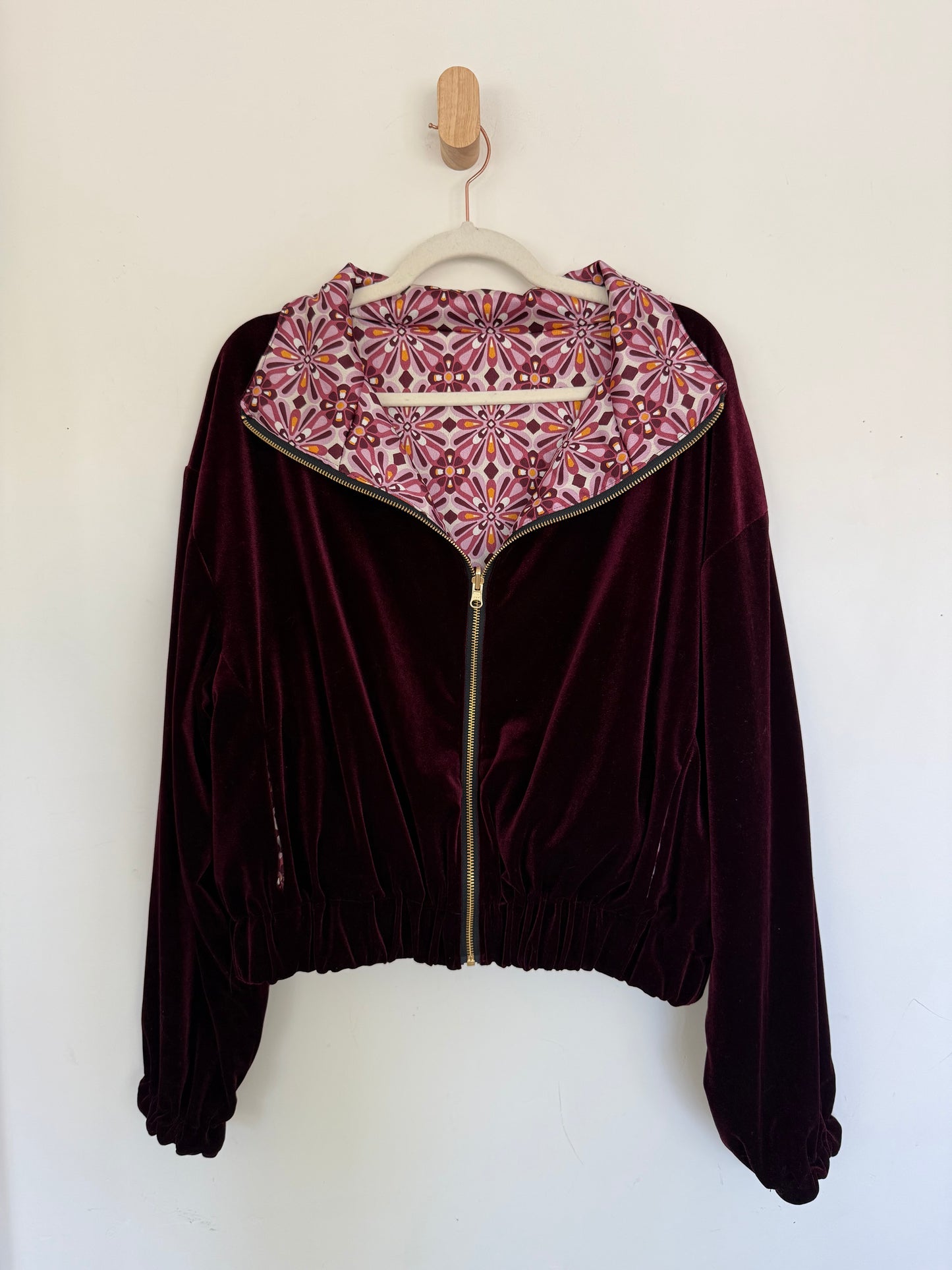 Reversible Upcycled Jacket - Cozy, Oversized & Handmade in San Diego