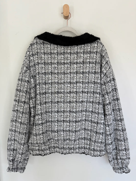 Reversible Upcycled Jacket - Cozy, Oversized & Handmade in San Diego