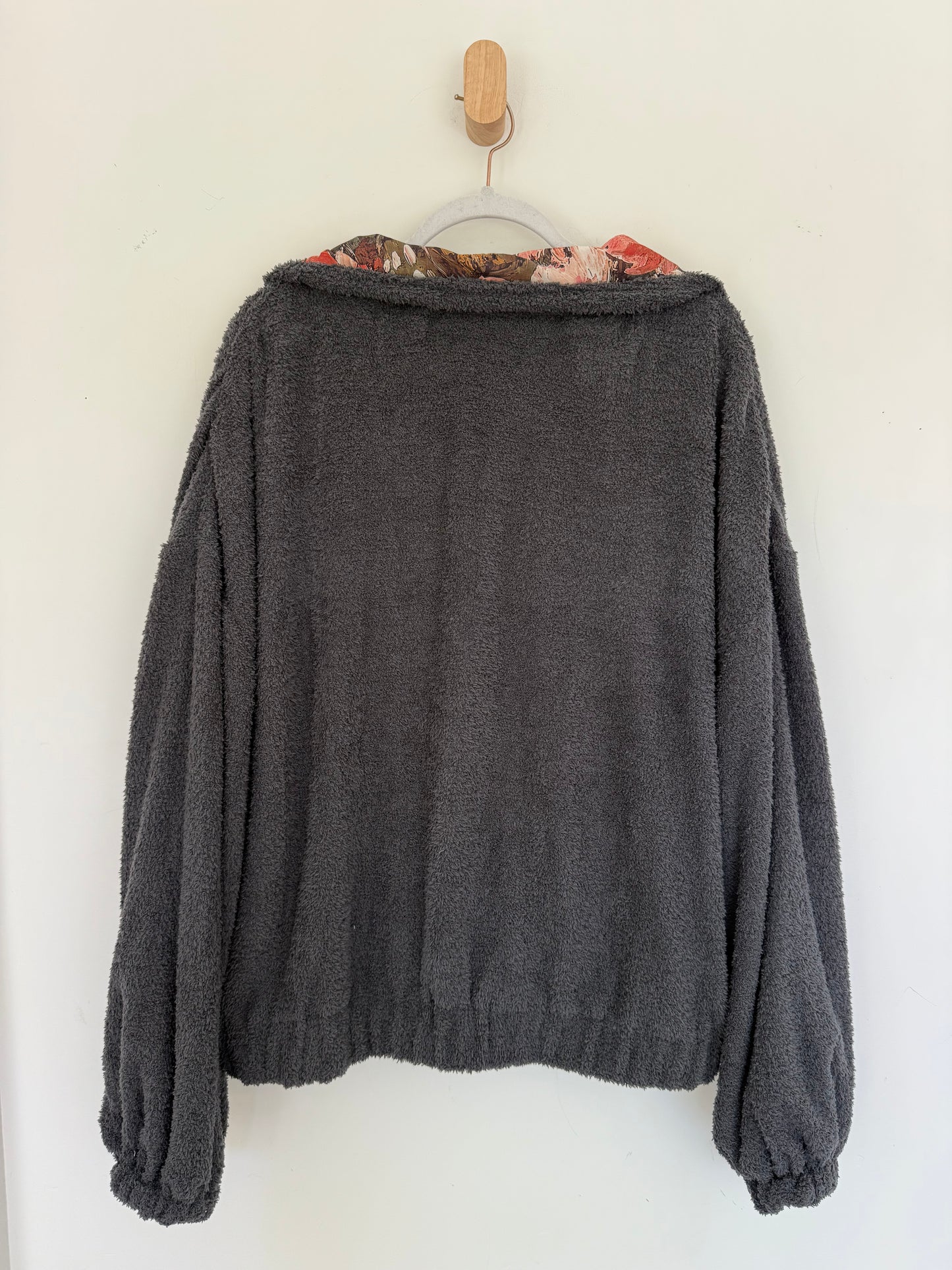 Reversible Upcycled Jacket - Cozy, Oversized & Handmade in San Diego