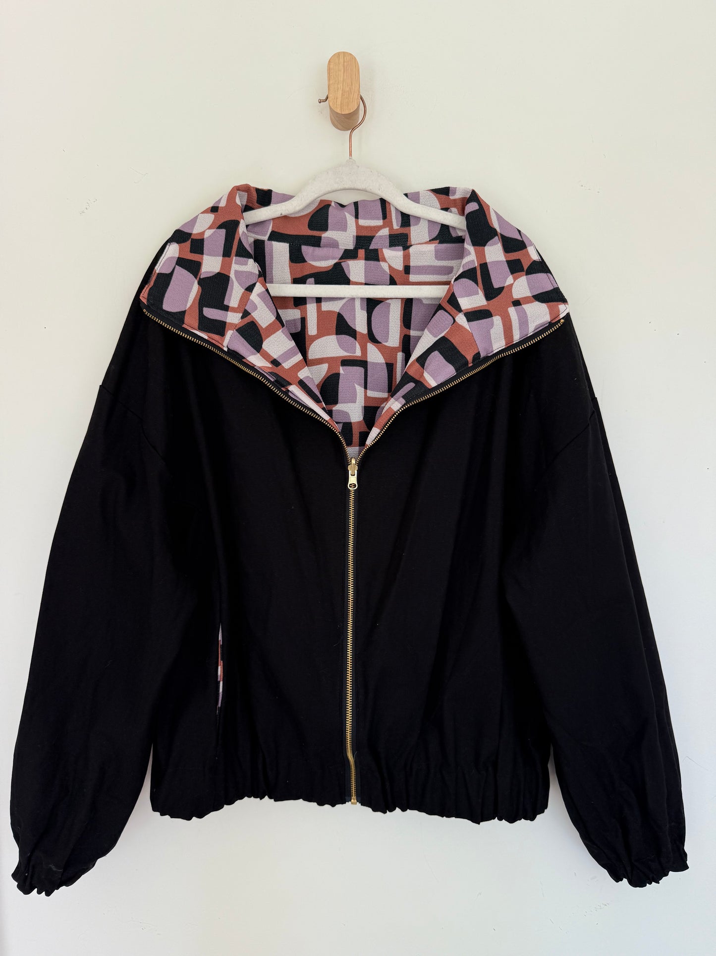 Reversible Upcycled Jacket - Cozy, Oversized & Handmade in San Diego