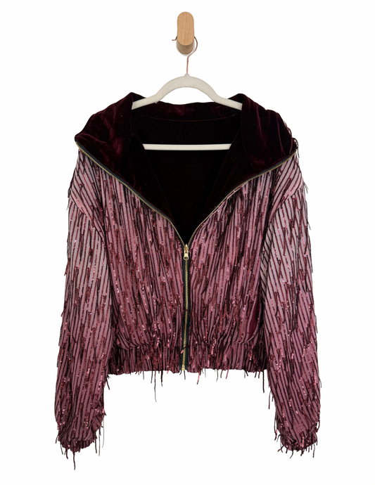 Reversible Upcycled Jacket - Cozy, Oversized & Handmade in San Diego