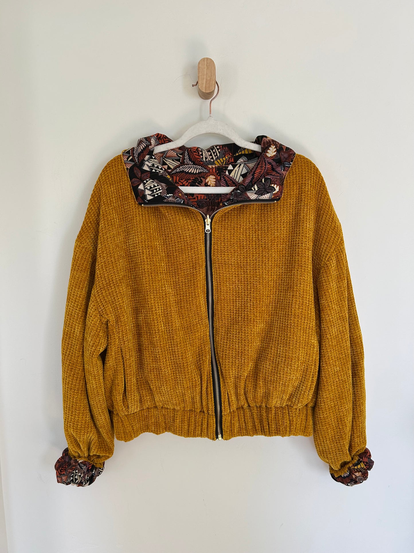 Reversible Upcycled Jacket - Cozy, Oversized & Handmade in San Diego