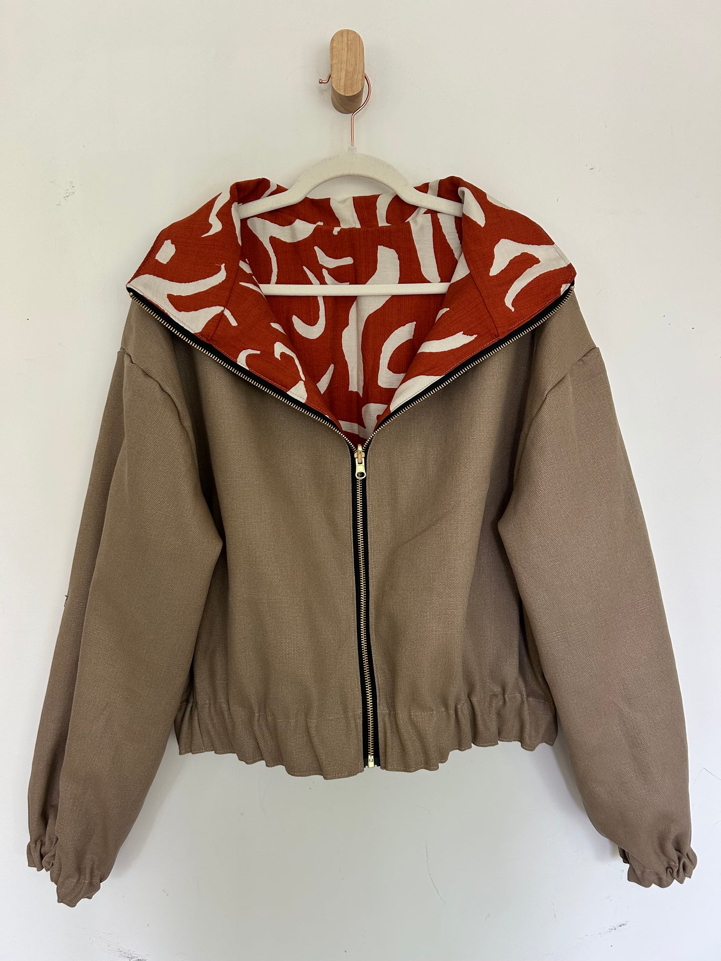 Reversible Upcycled Jacket - Cozy, Oversized & Handmade in San Diego