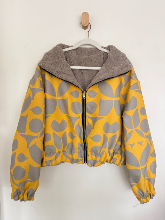 Reversible Upcycled Jacket - Cozy, Oversized & Handmade in San Diego