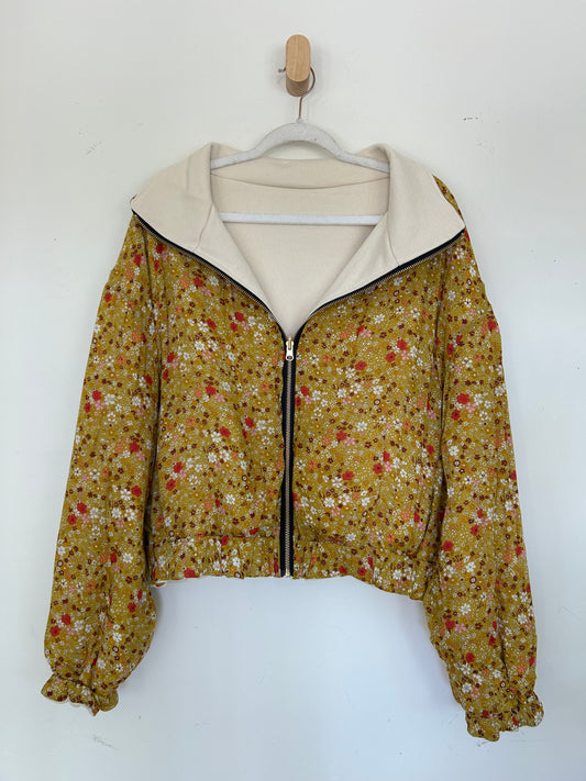 Reversible Upcycled Jacket - Cozy, Oversized & Handmade in San Diego