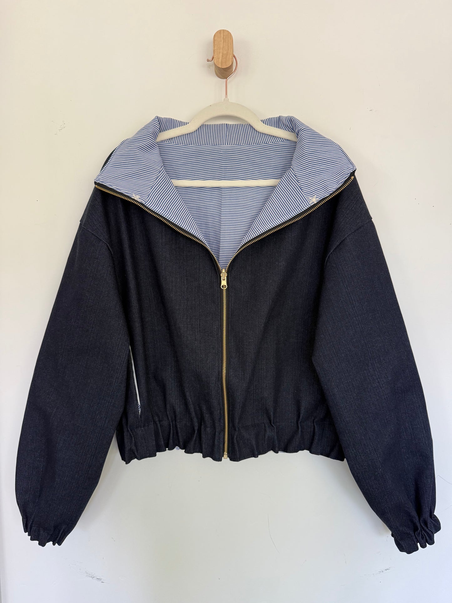 Reversible Upcycled Jacket - Cozy, Oversized & Handmade in San Diego