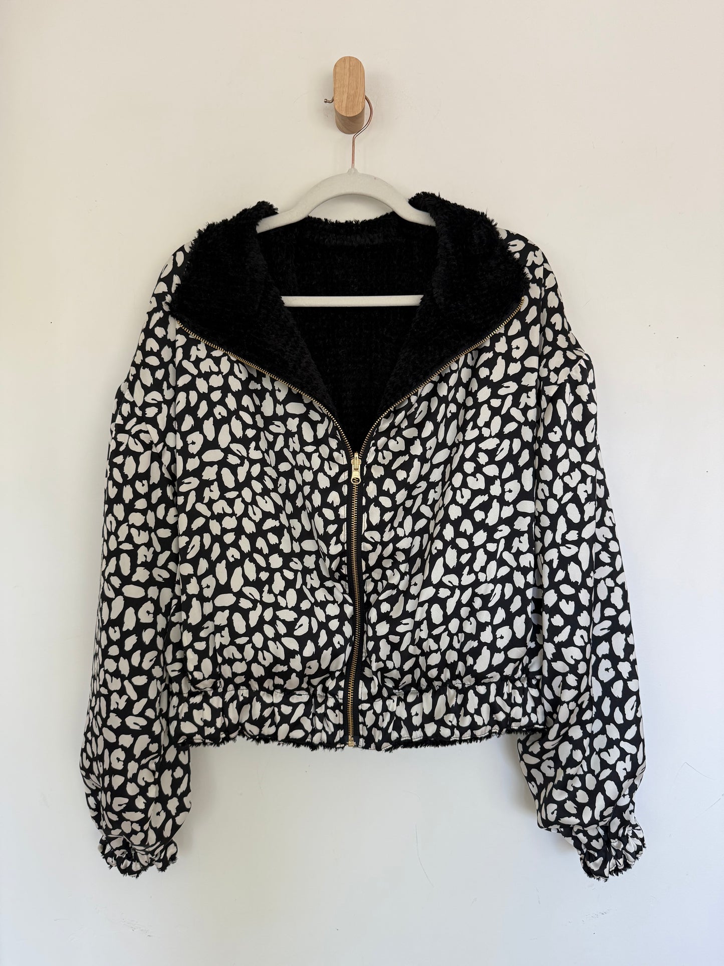Reversible Upcycled Jacket - Cozy, Oversized & Handmade in San Diego