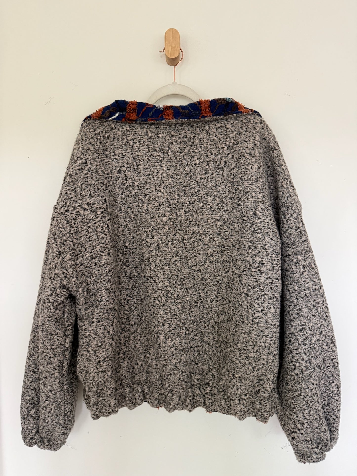 Reversible Upcycled Jacket - Cozy, Oversized & Handmade in San Diego