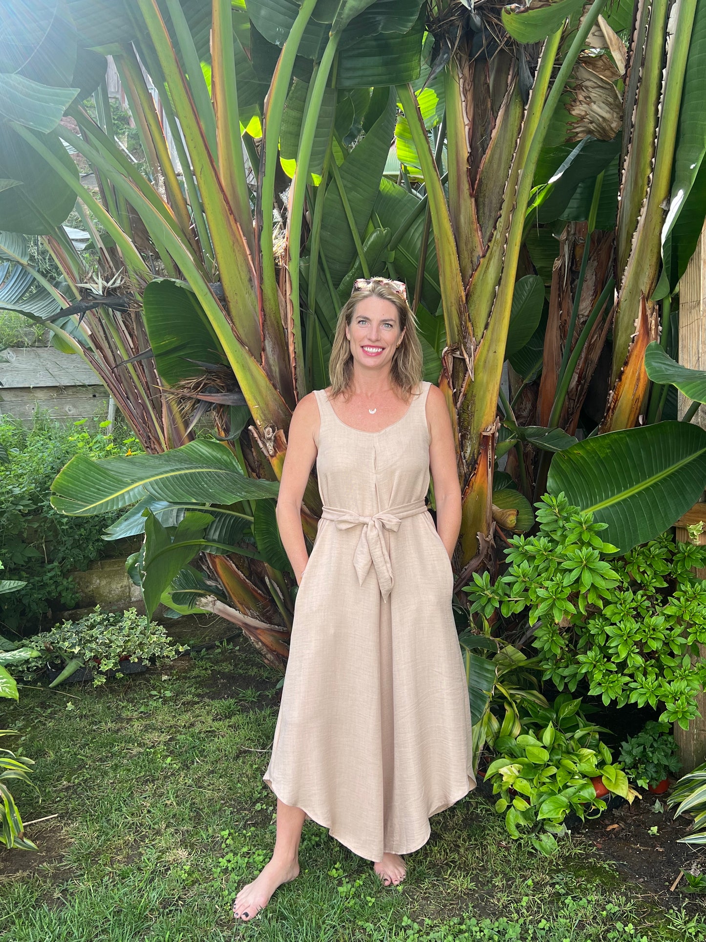 Tan Rue Romper