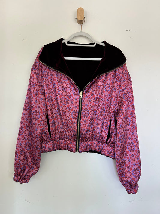 Reversible Upcycled Jacket - Cozy, Oversized & Handmade in San Diego
