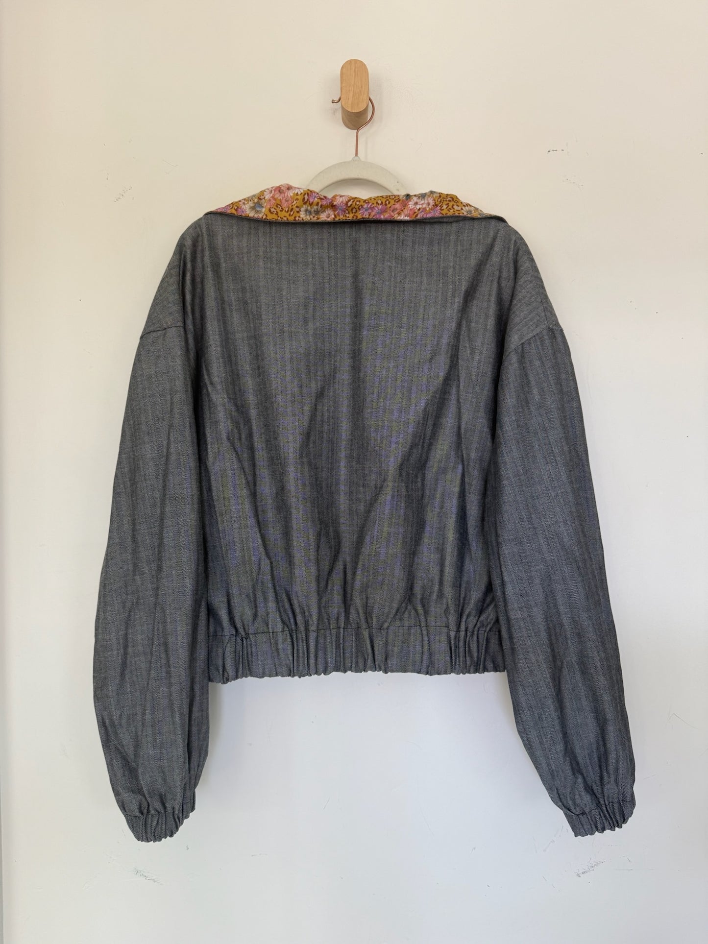 Reversible Upcycled Jacket - Cozy, Oversized & Handmade in San Diego