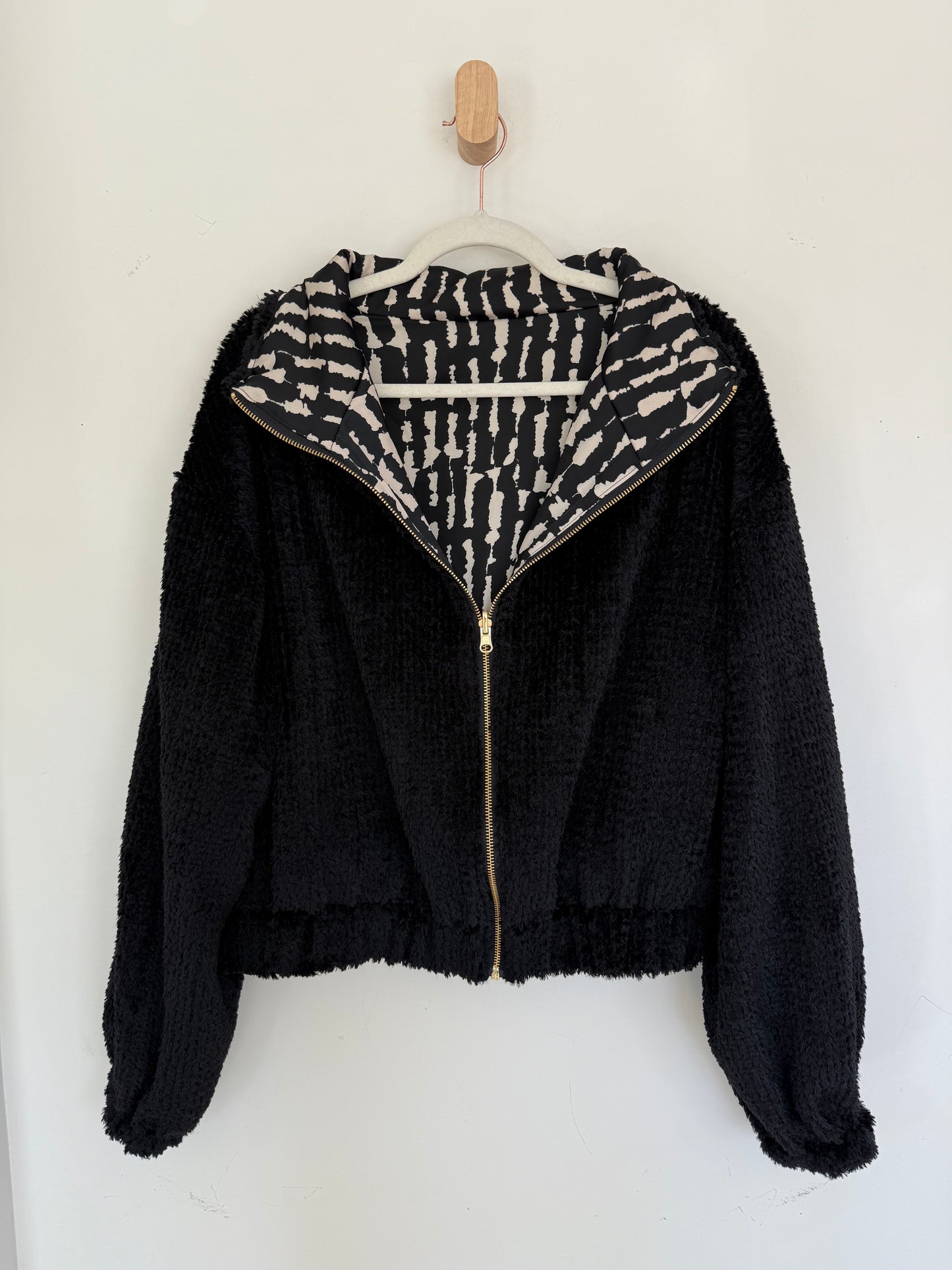 Reversible Upcycled Jacket - Cozy, Oversized & Handmade in San Diego