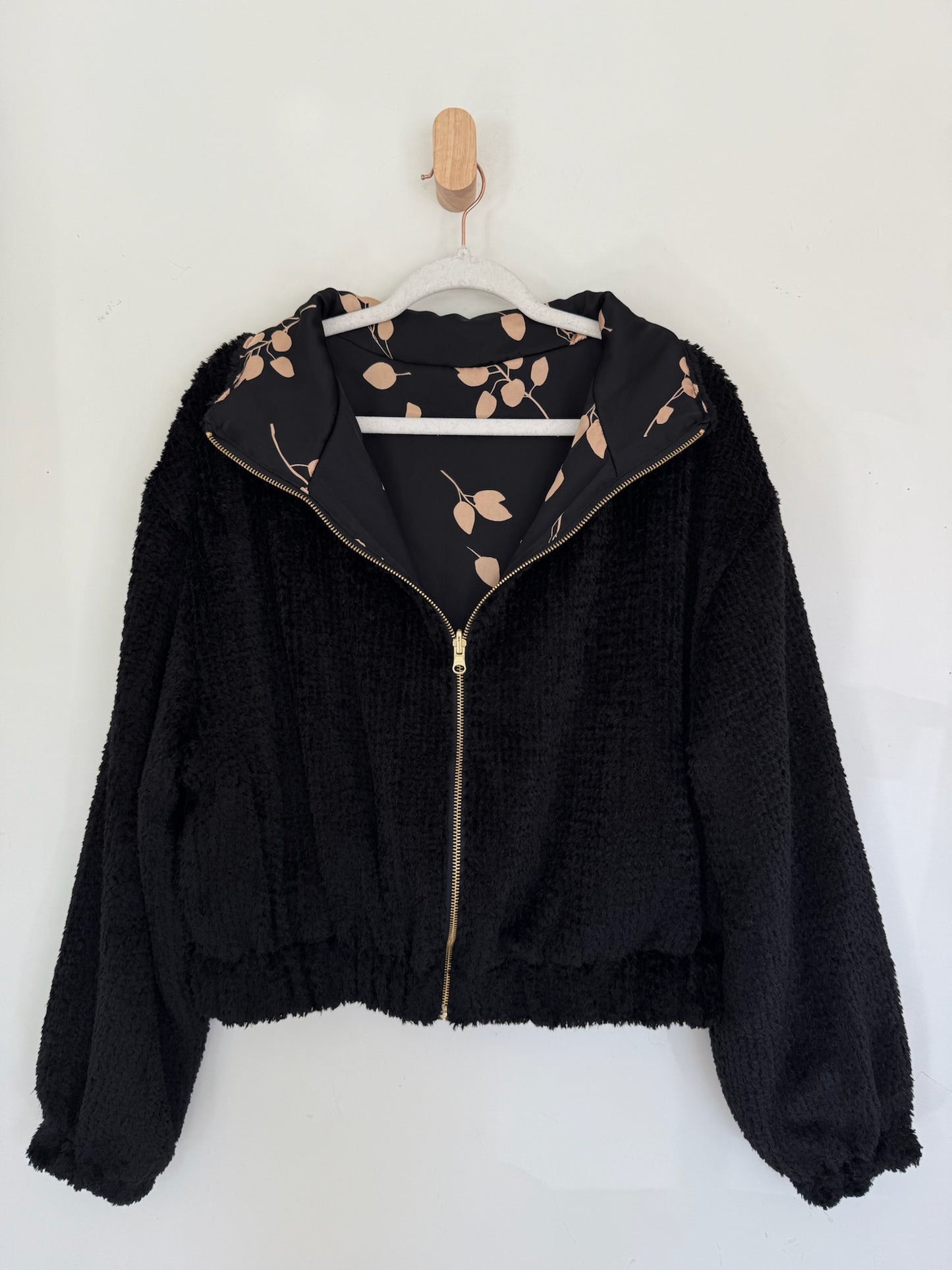 Reversible Upcycled Jacket - Cozy, Oversized & Handmade in San Diego