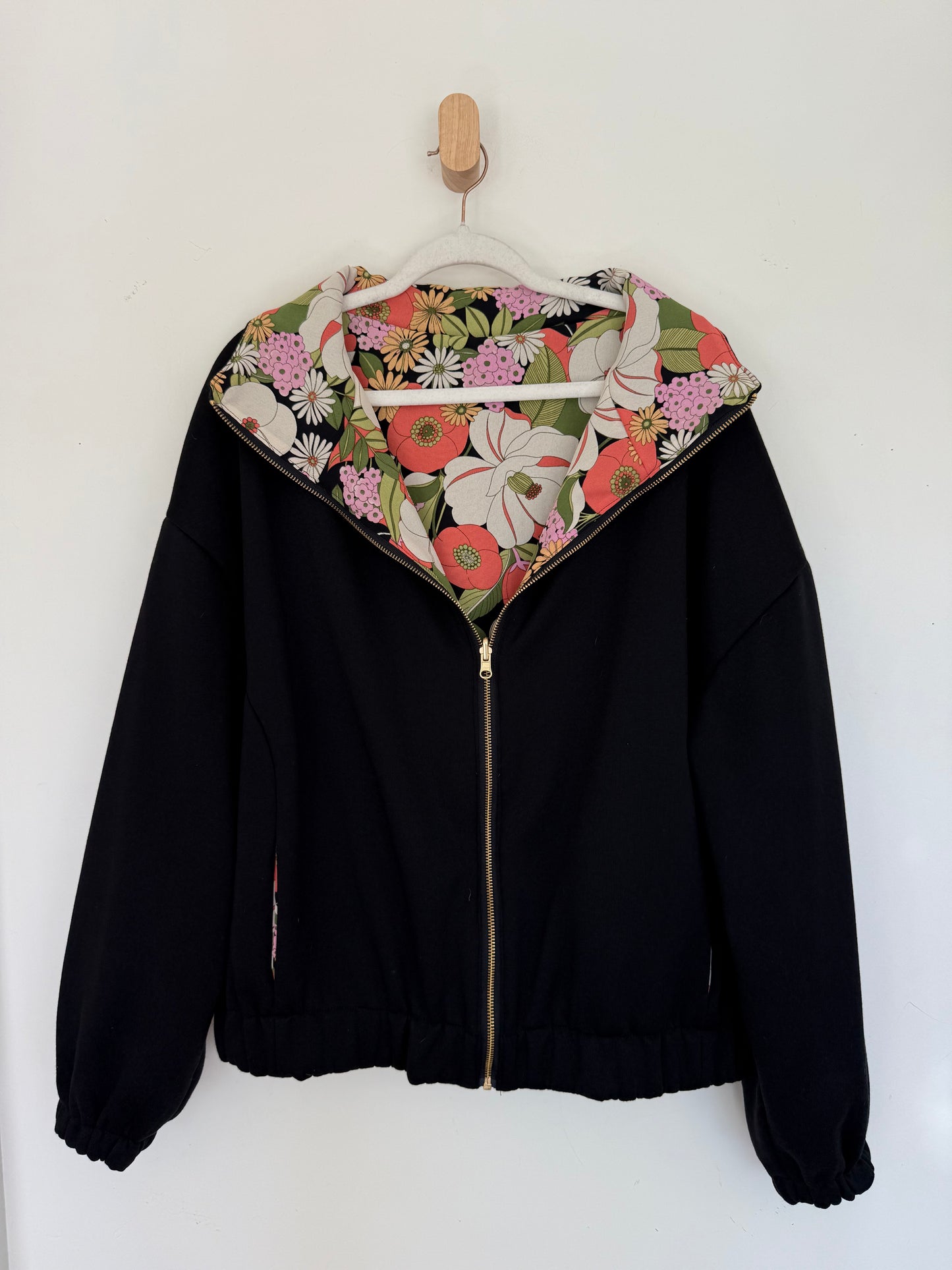 Reversible Upcycled Jacket - Cozy, Oversized & Handmade in San Diego