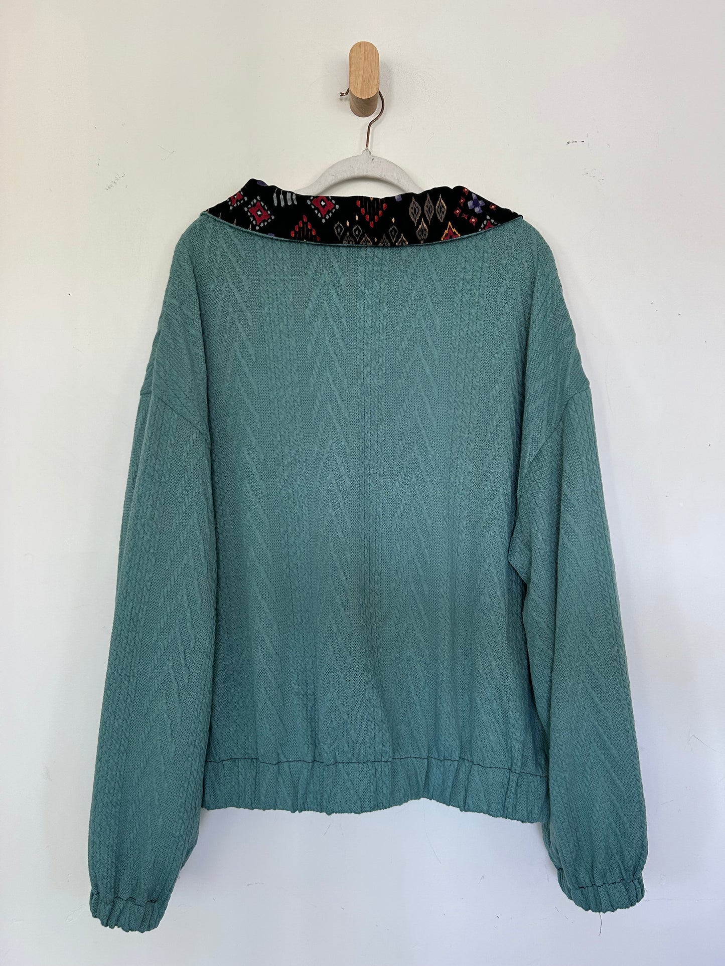 Reversible Upcycled Jacket - Cozy, Oversized & Handmade in San Diego