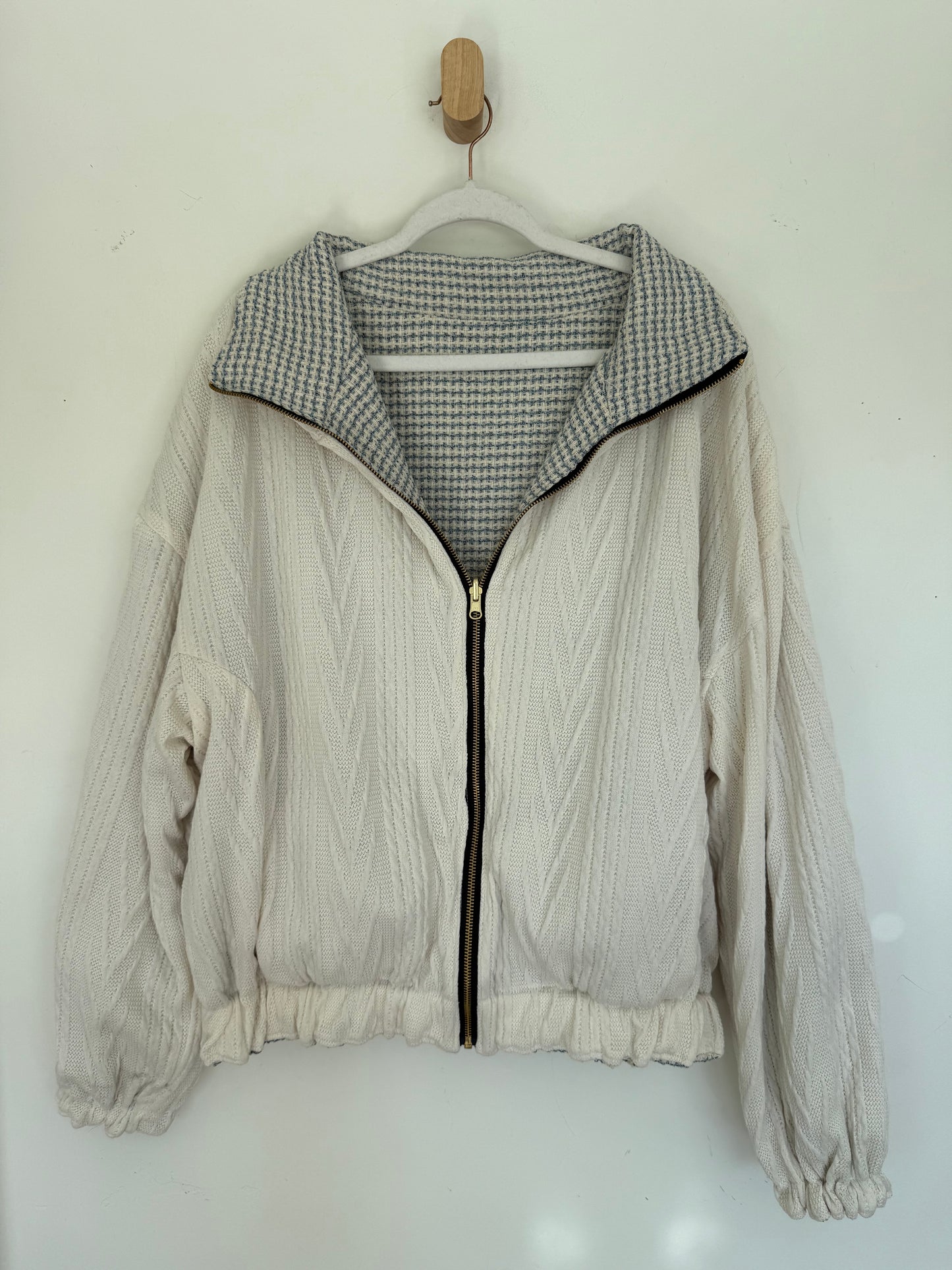 Reversible Upcycled Jacket - Cozy, Oversized & Handmade in San Diego