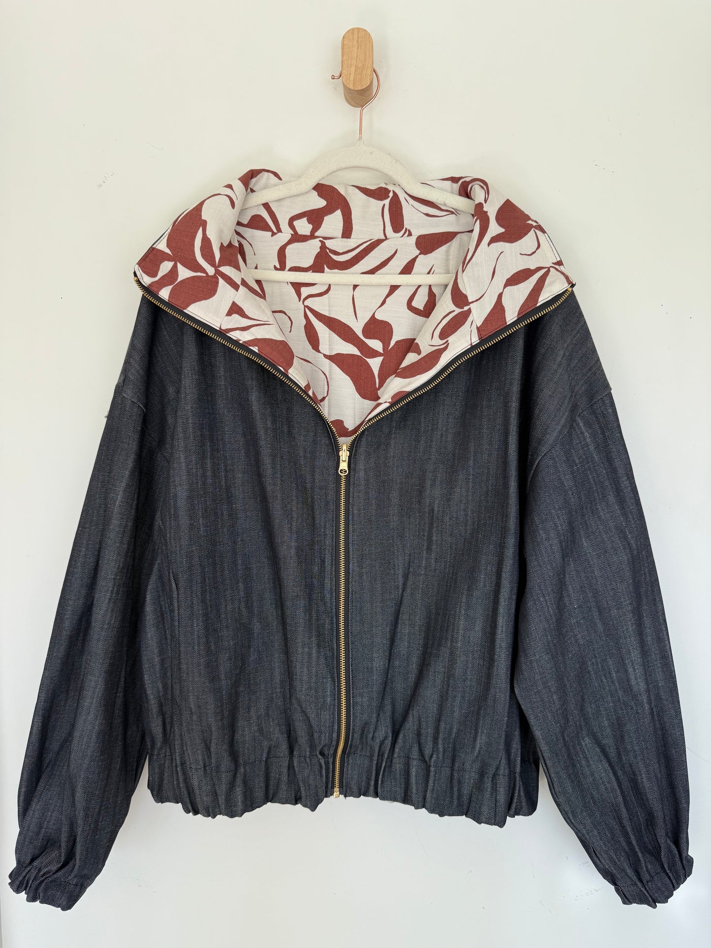 Reversible Upcycled Jacket - Cozy, Oversized & Handmade in San Diego