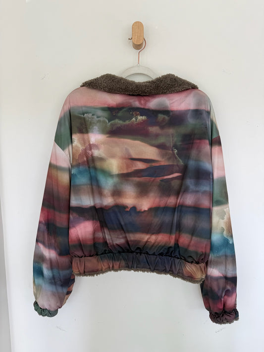 Reversible Upcycled Jacket - Cozy, Oversized & Handmade in San Diego