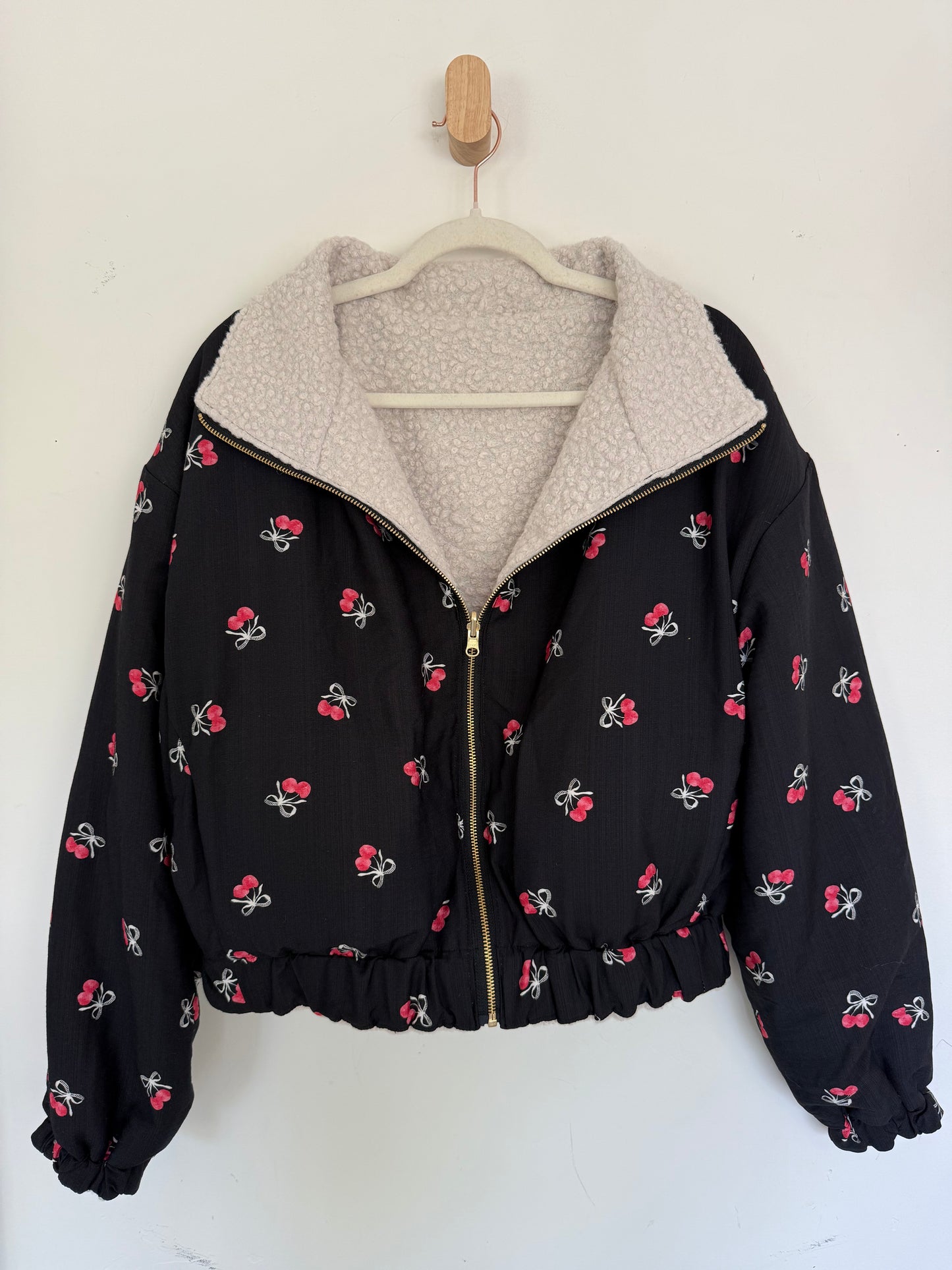 Reversible Upcycled Jacket - Cozy, Oversized & Handmade in San Diego