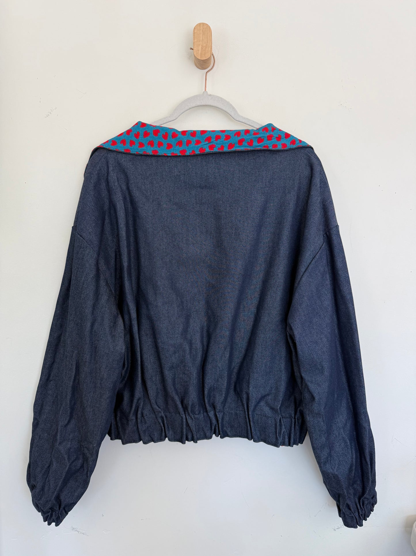 Reversible Upcycled Jacket - Cozy, Oversized & Handmade in San Diego
