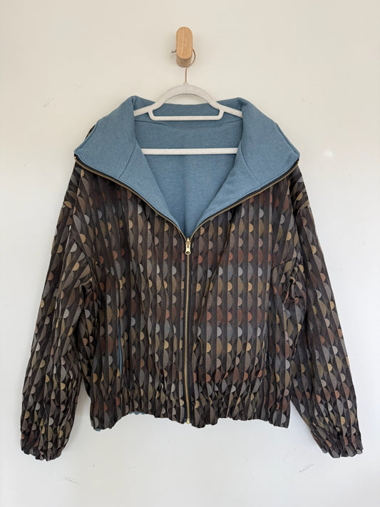Reversible Upcycled Jacket - Cozy, Oversized & Handmade in San Diego