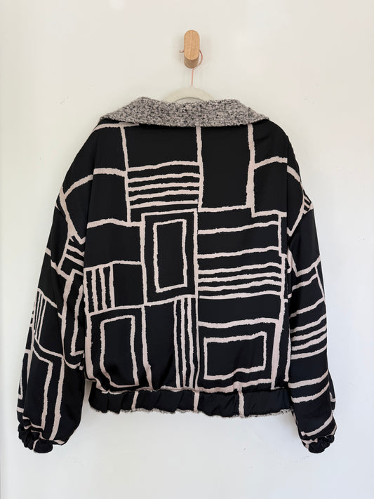 Reversible Upcycled Jacket - Cozy, Oversized & Handmade in San Diego