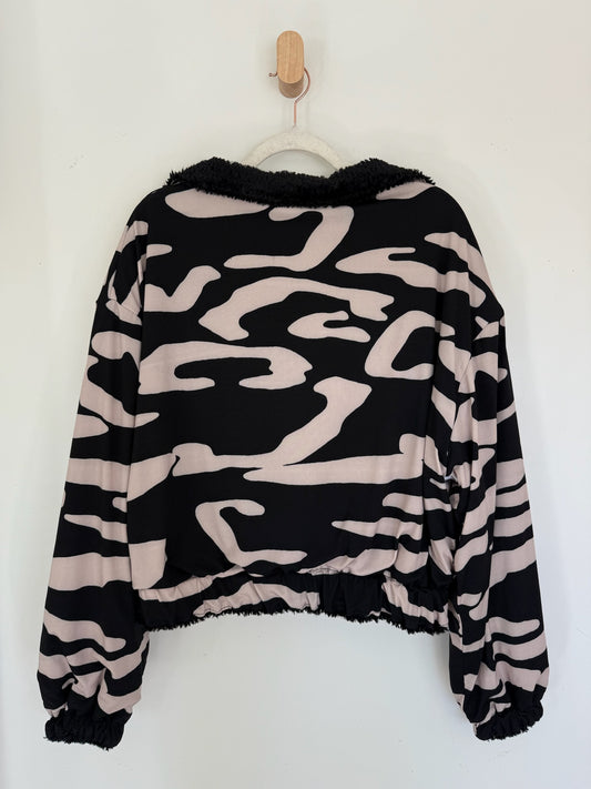 Reversible Upcycled Jacket - Cozy, Oversized & Handmade in San Diego