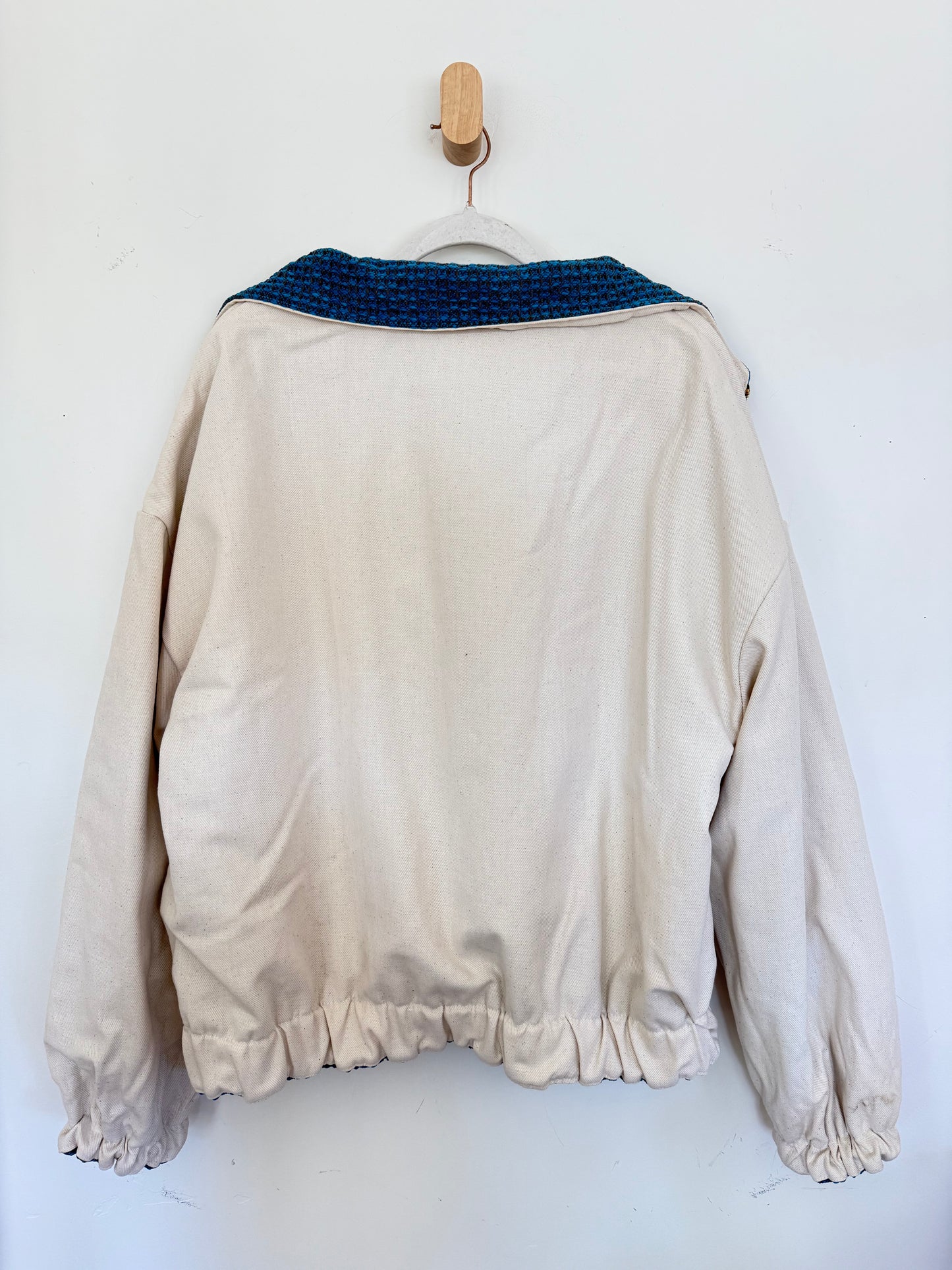 Reversible Upcycled Jacket - Cozy, Oversized & Handmade in San Diego