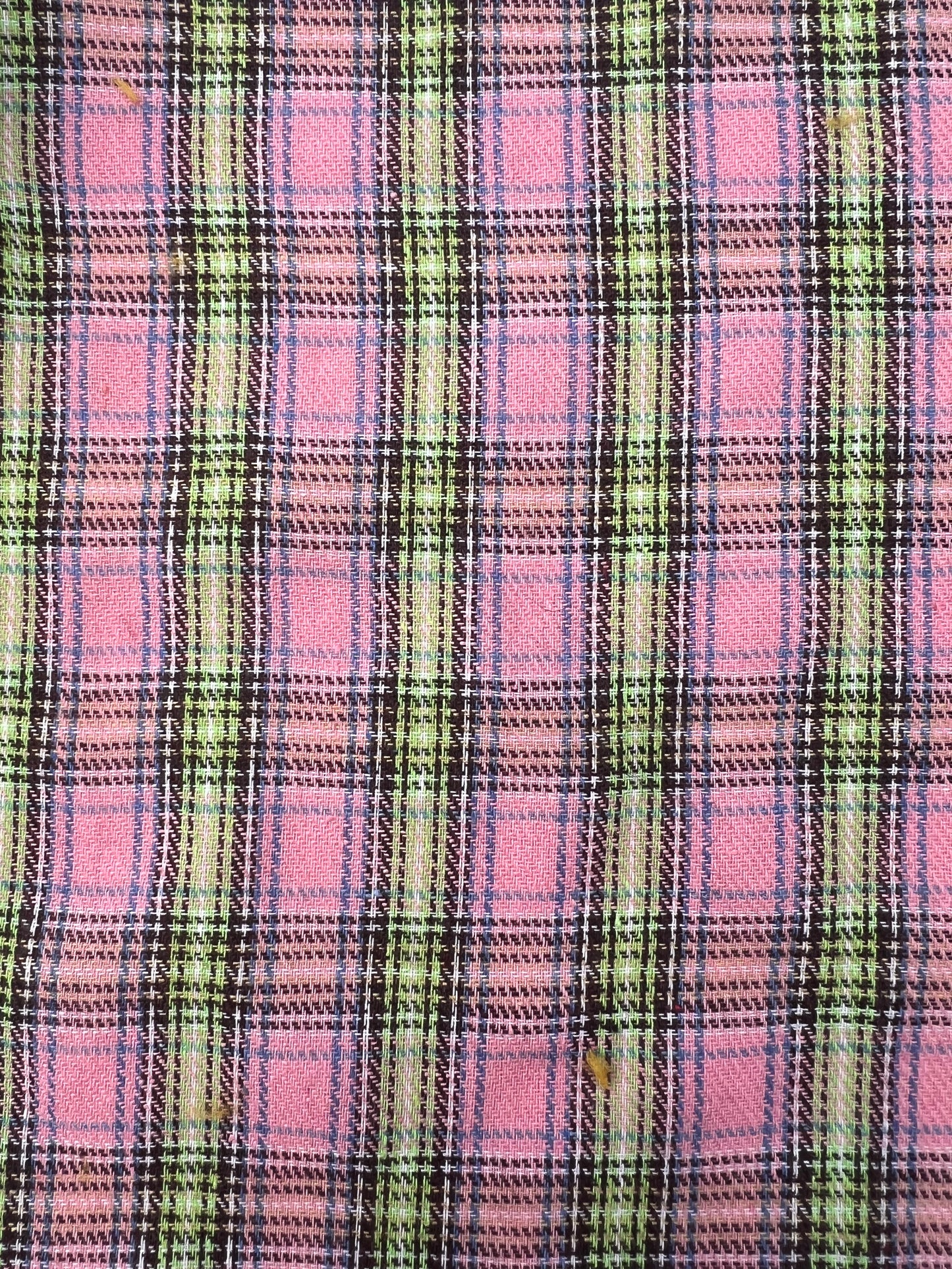 Cozy pink plaid reversible jacket