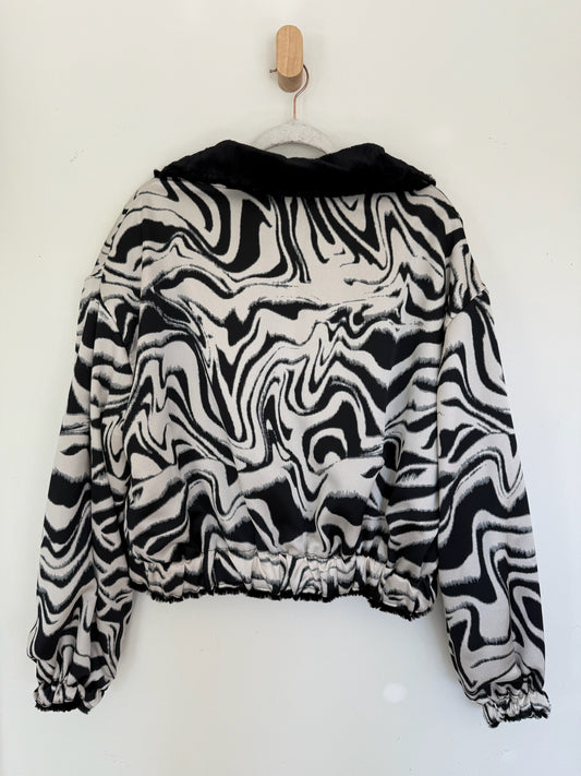 Reversible Upcycled Jacket - Cozy, Oversized & Handmade in San Diego