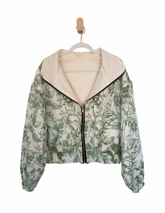 Reversible Upcycled Jacket - Cozy, Oversized & Handmade in San Diego