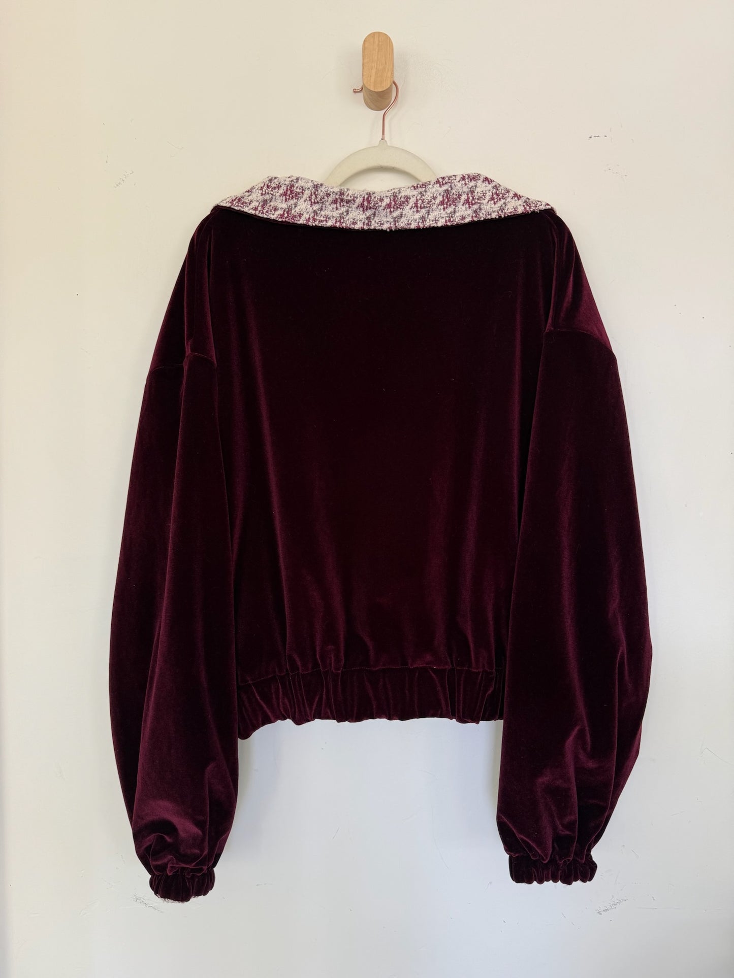Reversible Upcycled Jacket - Cozy, Oversized & Handmade in San Diego
