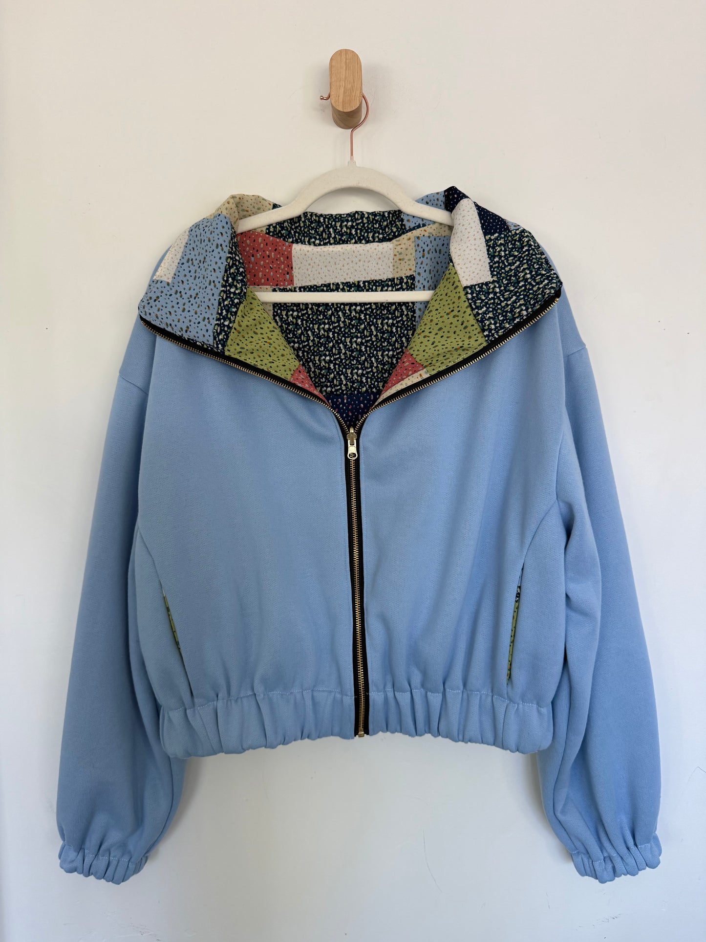 Reversible Upcycled Jacket - Cozy, Oversized & Handmade in San Diego