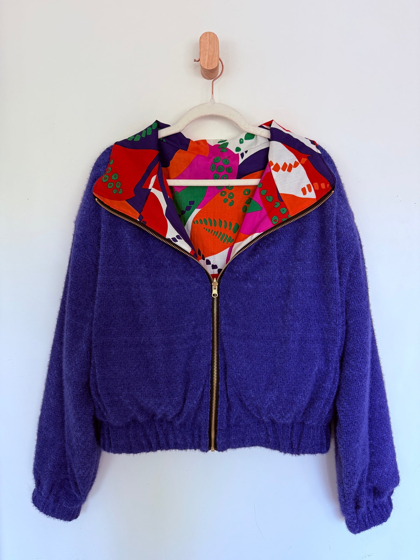 Reversible Upcycled Jacket - Cozy, Oversized & Handmade in San Diego