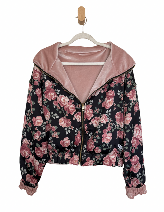 Reversible Upcycled Jacket - Cozy, Oversized & Handmade in San Diego