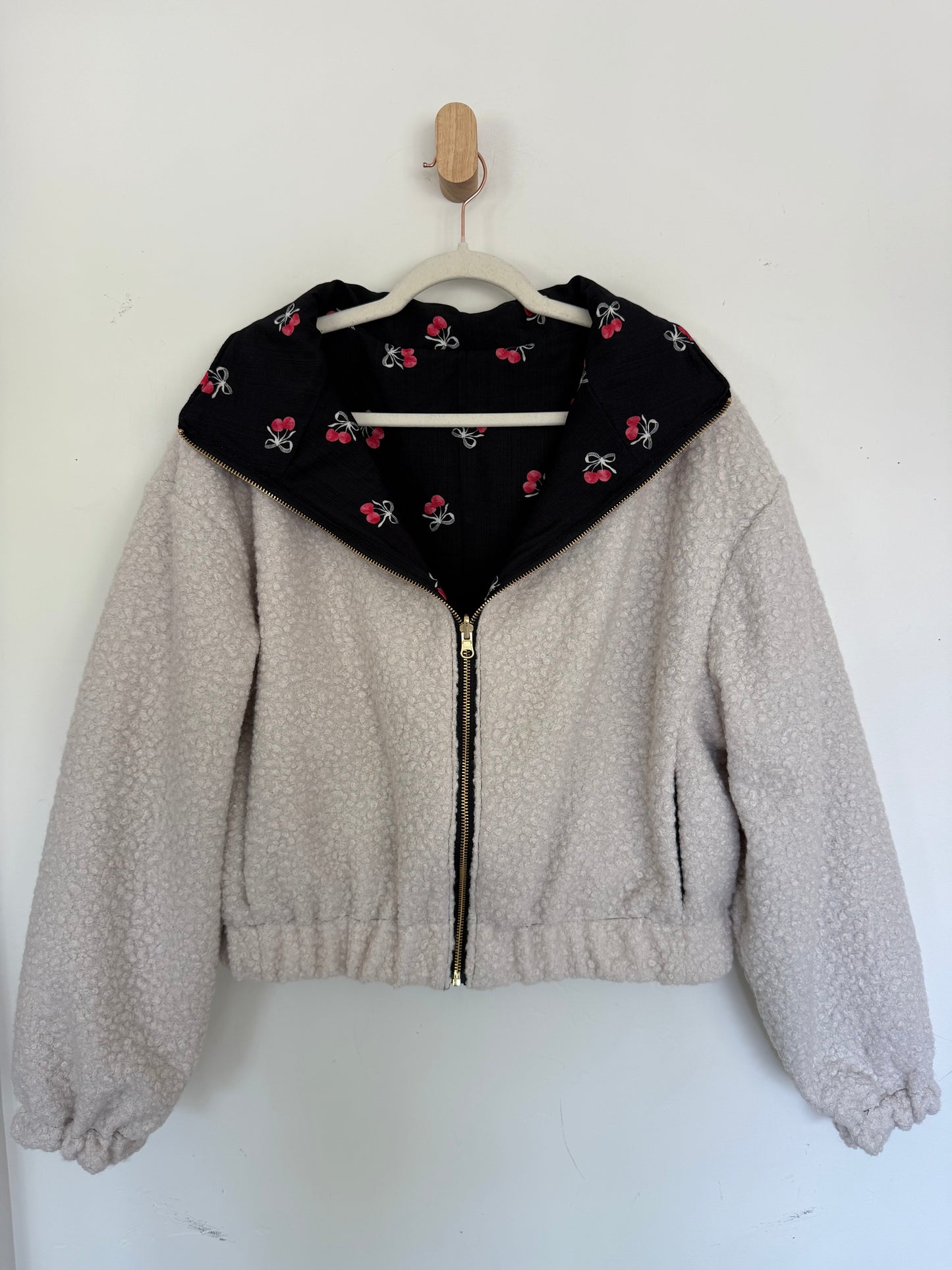 Reversible Upcycled Jacket - Cozy, Oversized & Handmade in San Diego