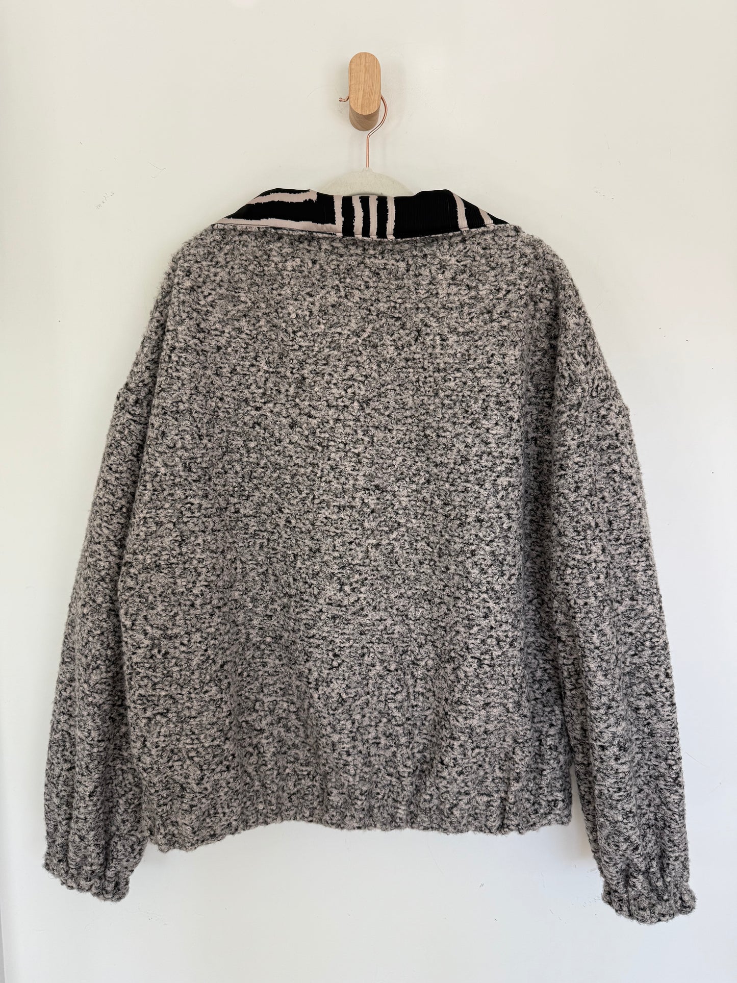 Reversible Upcycled Jacket - Cozy, Oversized & Handmade in San Diego