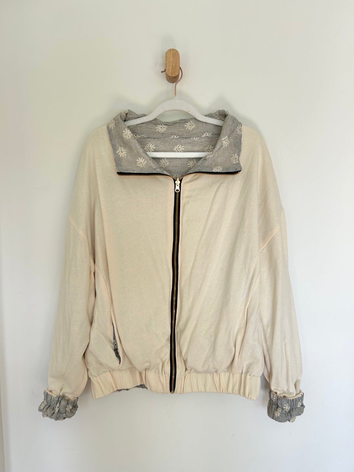 HAUS Reversible Upcycled Jacket - Cozy, Oversized & Handmade in San Diego