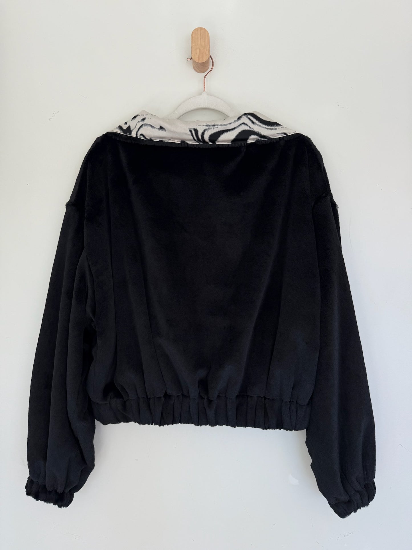 Reversible Upcycled Jacket - Cozy, Oversized & Handmade in San Diego