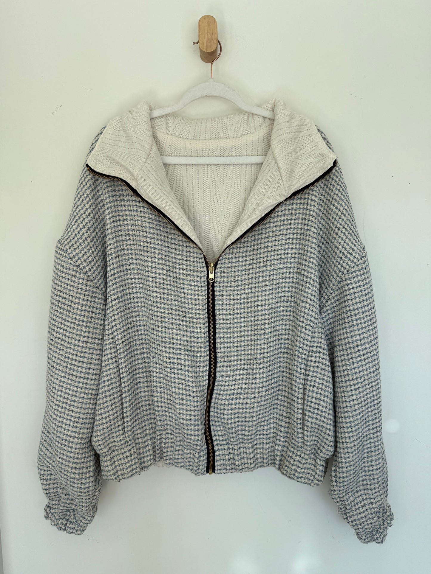 Reversible Upcycled Jacket - Cozy, Oversized & Handmade in San Diego
