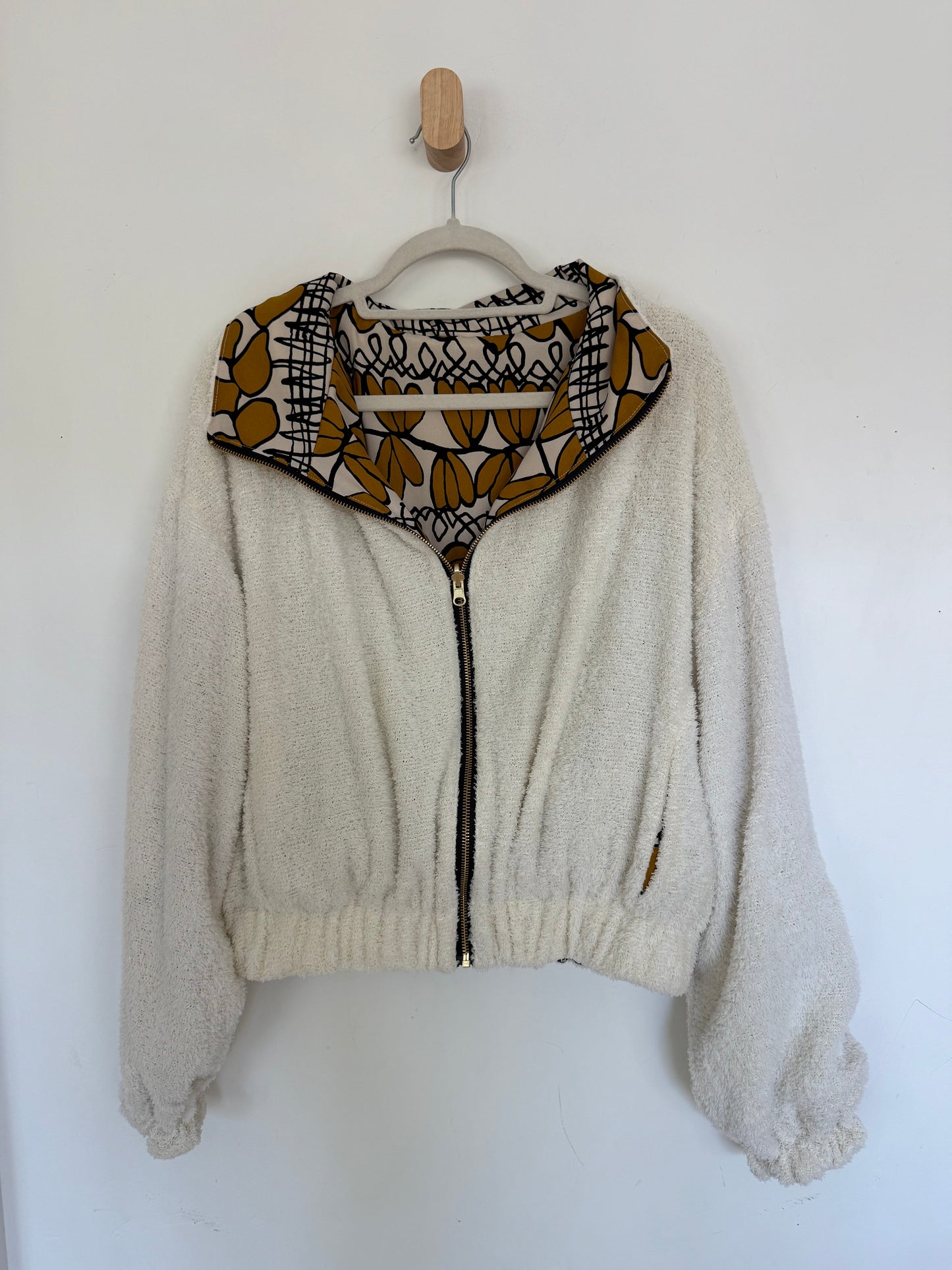 Reversible Upcycled Jacket - Cozy, Oversized & Handmade in San Diego