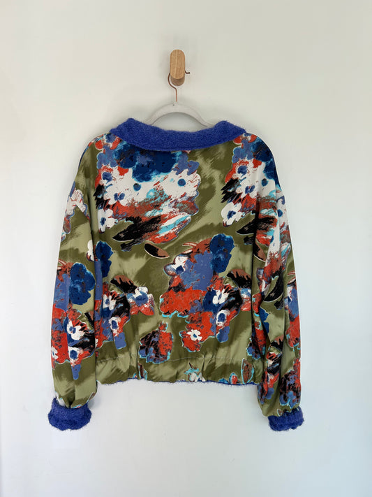 Reversible Upcycled Jacket - Cozy, Oversized & Handmade in San Diego